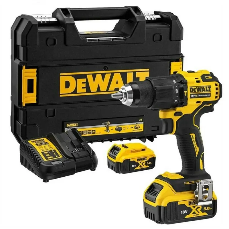 Дрель-шуруповерт аккумуляторная бесщёточная ударная DeWALT DCD709P2T Коломыя - изображение 2