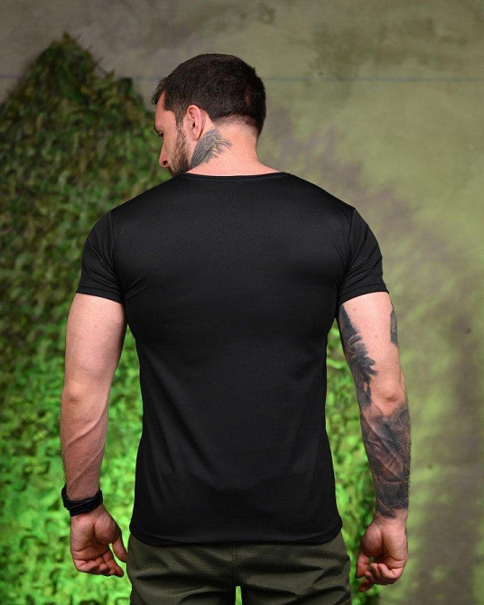 Тактична потовідвідна футболка Двостуй black ПП7716 Одеса - фото 3