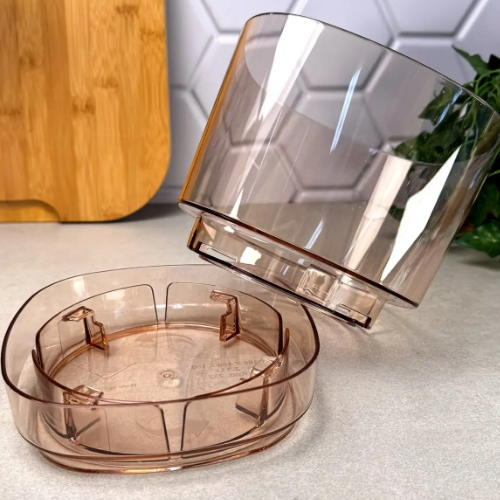 Вазон Pera Орхідея 2,3л карамельно-бурштиновий прозорий ELIF Житомир - фото 4