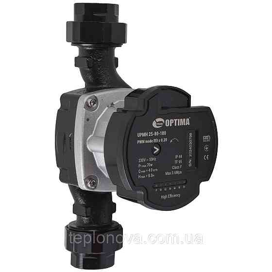 Насос циркуляционный энергосберегающий  Optima PRIME UPMH 25-80AUTO 180мм + гайки Черновцы