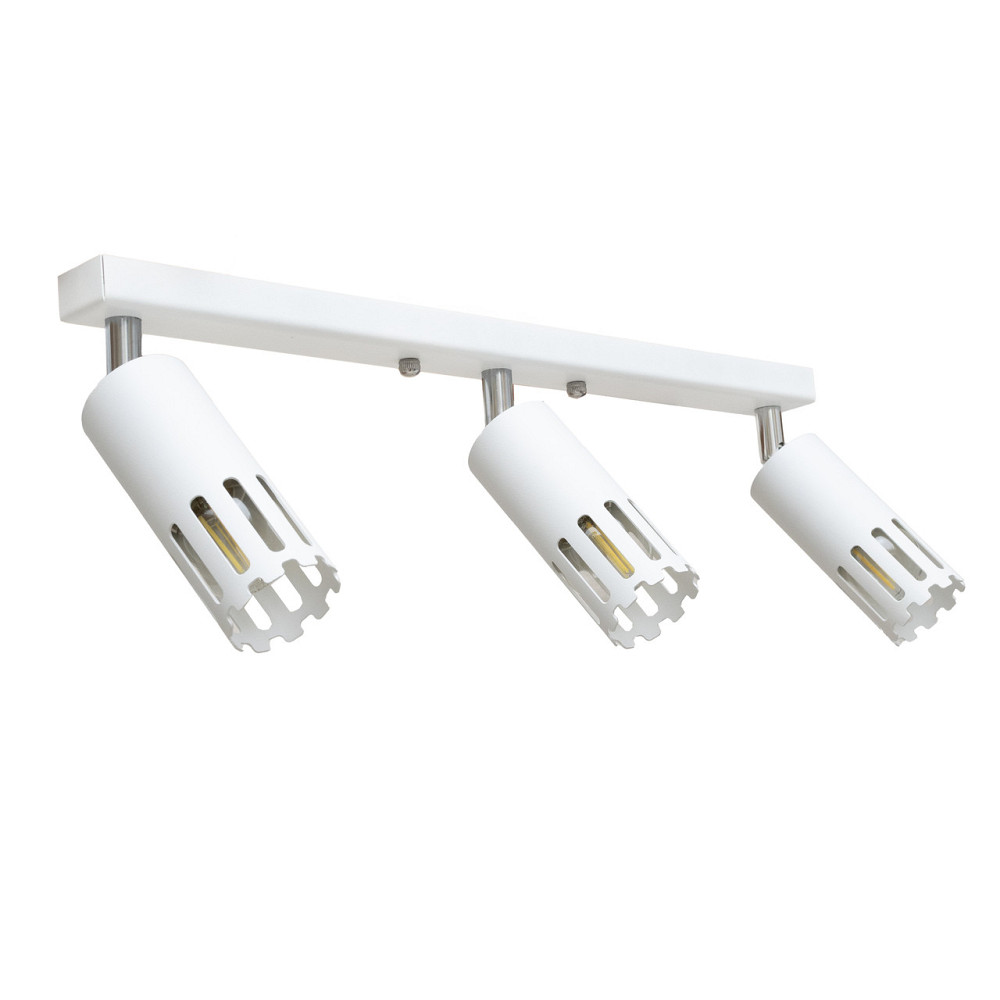 Светильник потолочный MSK Electric Teramo спот поворотный на три плафона белый NL 180501-3 WH Одесса - изображение 3