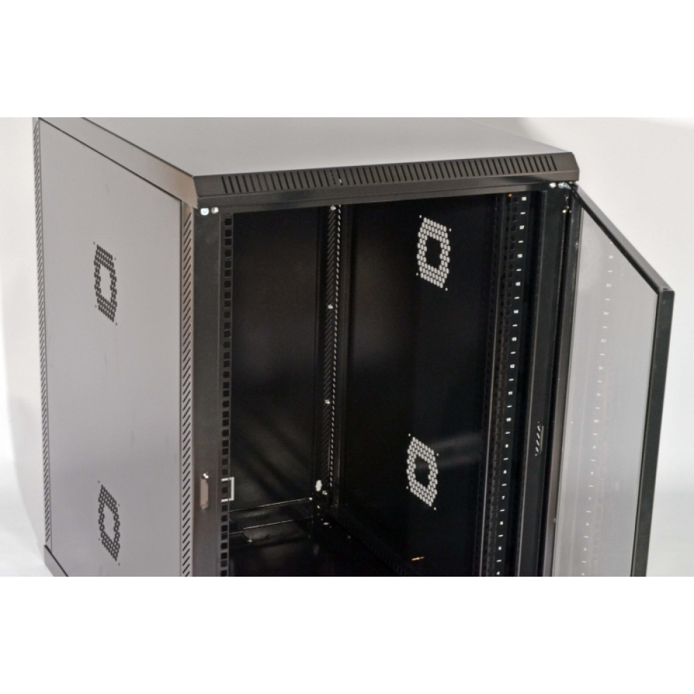 Шафа серверна CMS 18U 600 х 800 х 907 UA-MGSWA188B для мережевого обладнання Київ - фото 3