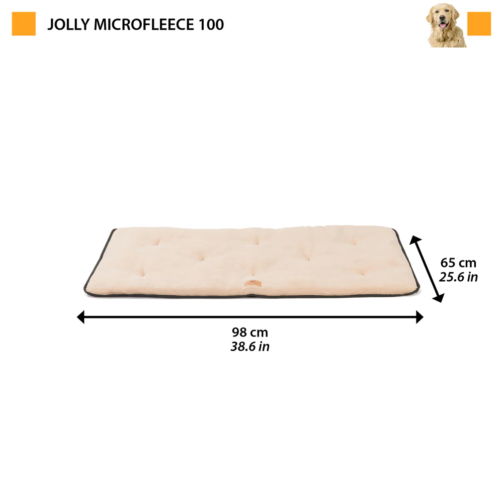 Матрас-подстилка для собак Ferplast Jolly Microfleece (Ферпласт Джолли Микрофлис) 98 x 65 cм - 100, Серый Запорожье - изображение 2