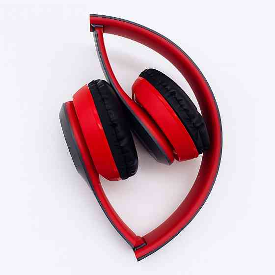 Бездротові Bluetooth-навушники з мікрофоном і Mp3 плеєром, P47, Червоний/Стереогарнітура/Накладні навушники блютуз Київ