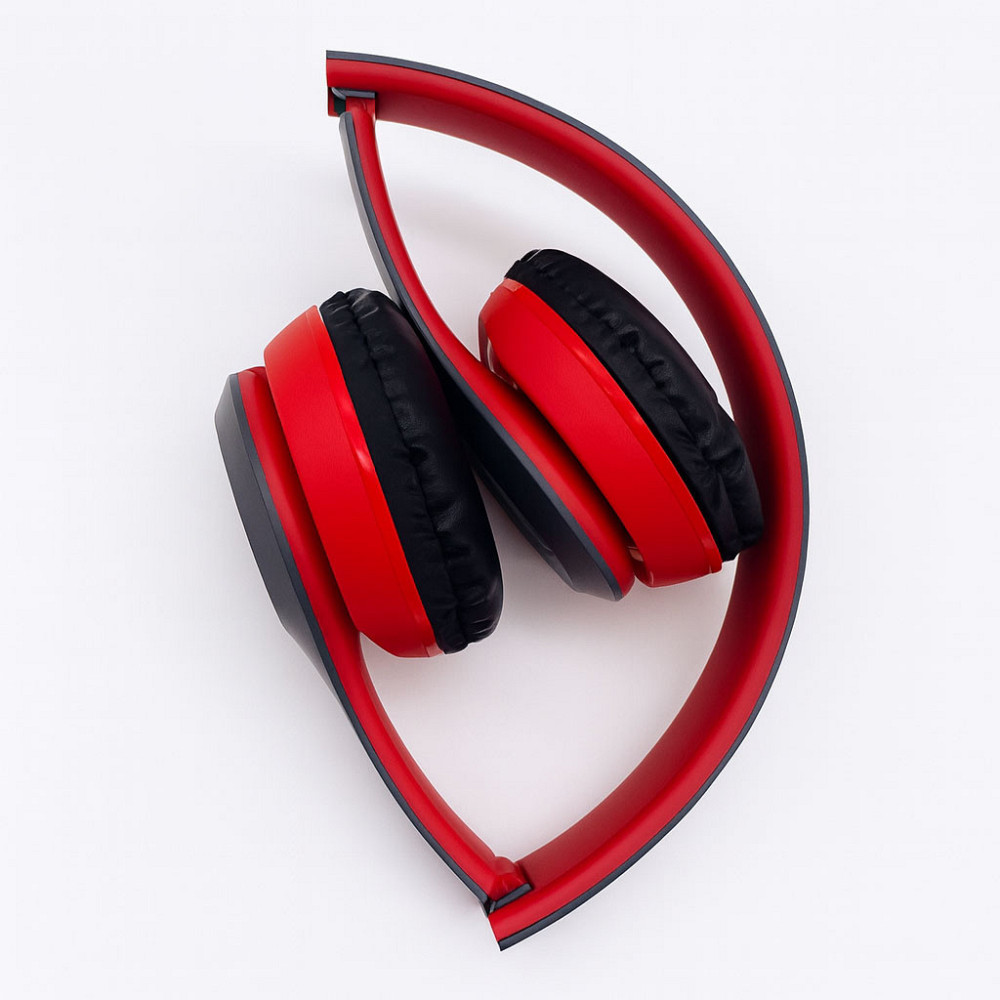 Бездротові Bluetooth-навушники з мікрофоном і Mp3 плеєром, P47, Червоний/Стереогарнітура/Накладні навушники блютуз Київ - фото 5