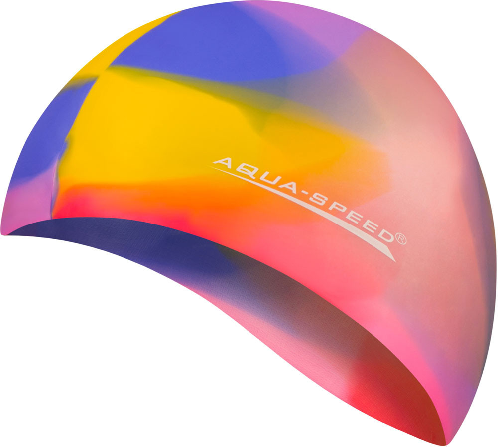 Шапочка для плавания Aqua Speed BUNT113 (purple) Вишневе - фото 7