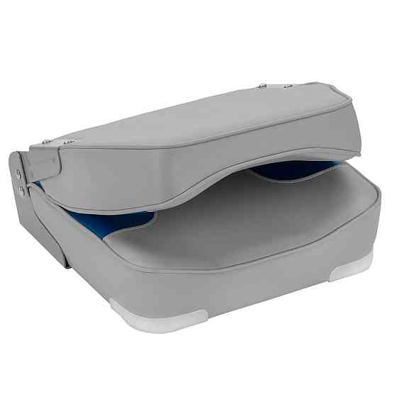 Сидіння складане сіро-синє 1001202 низька спинка Черкаси