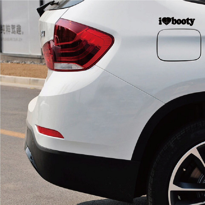 Наклейка на авто I Love Booty-Я люблю видобуток Біла Київ - фото 6