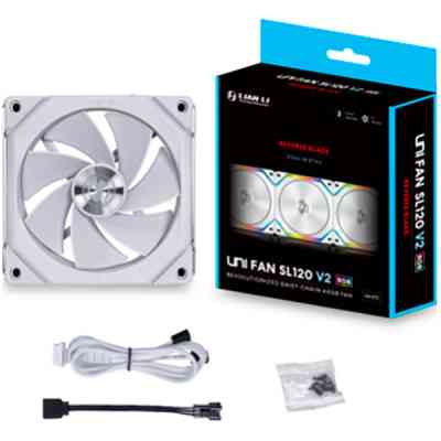 Кулер для корпуса Lian Li SL V2 Reverse, 120mm, Single, White (G99.12RSLV21W.00) Винница