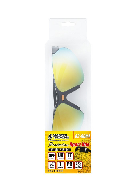 MASTERTOOL Окуляри відкриті MASTERTOOL SPORTLINE GOLD MIRROR захист від подряпин ANTI-SCRATCH м Коломия - фото 5
