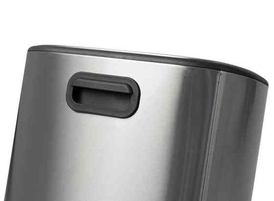 Овальное мусорное ведро Mixxus Premium Diverse-TC0112 с плавным закрытием 12 л, цвет нержавейка (MI7079) Харьков