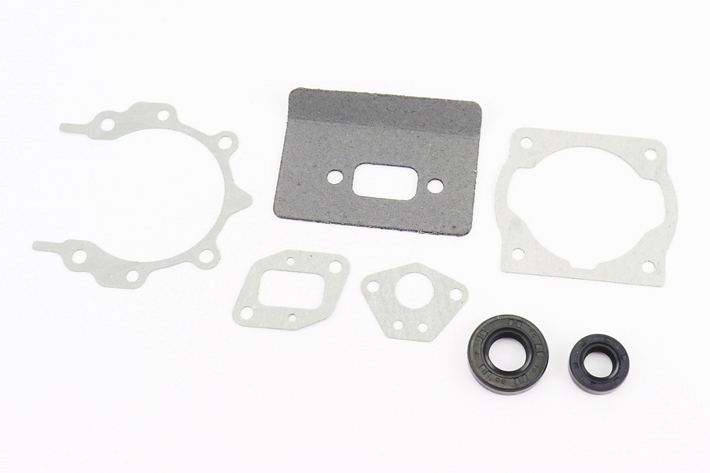 Прокладки двигуна 1E40F-1E44F, к-кт 5 деталей, + сальники (15x30x7+12x22x7), (на блістері) Київ - фото 1