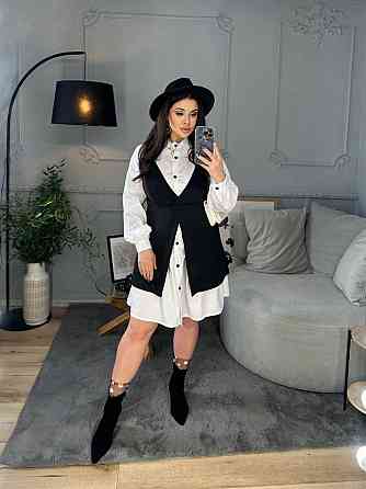 Жіноче базове плаття-сорочка + сарафан котон + дайвінг 50/52 Одеса