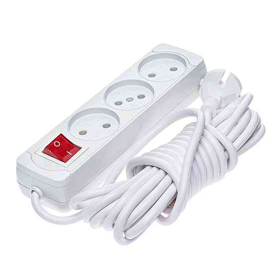 Удлинитель FL-BI 3 гнезда, 3 метра, выключатель 3303A Днепр