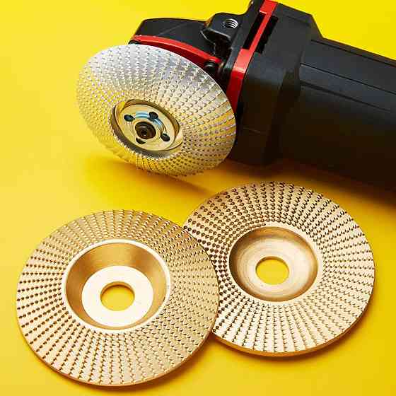 Шліфувальний альфа диск 100x16мм прямий обдирний для міні-УШМ по дереву карбід вольфраму Київ