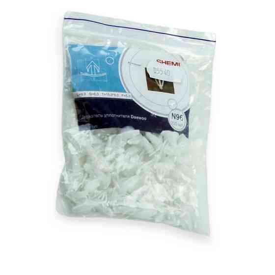 Клипса уплотнителя двери (отв5,0, ш15*5, д9) (100шт) №96 Daewoo Мукачево