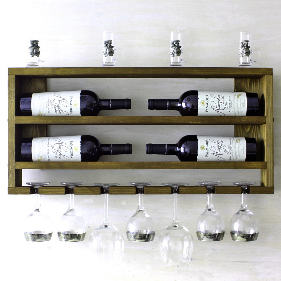 Настінна винна полиця "Момбесу" мускат Миколаїв - фото 1