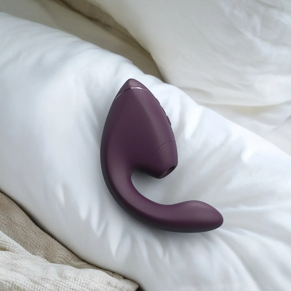 Вібратор-стимулятор вакуумний Womanizer Next Duo Dark Purple для точки G, фіолетовий Sex Aura Київ - фото 6