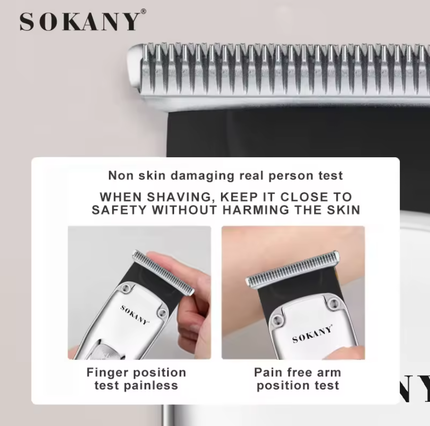 Триммер аккумуляторный SK-16064 с цифровым дисплеем для бороды, усов и стрижки волос, Li-ion 600 мАч Одесса - изображение 4