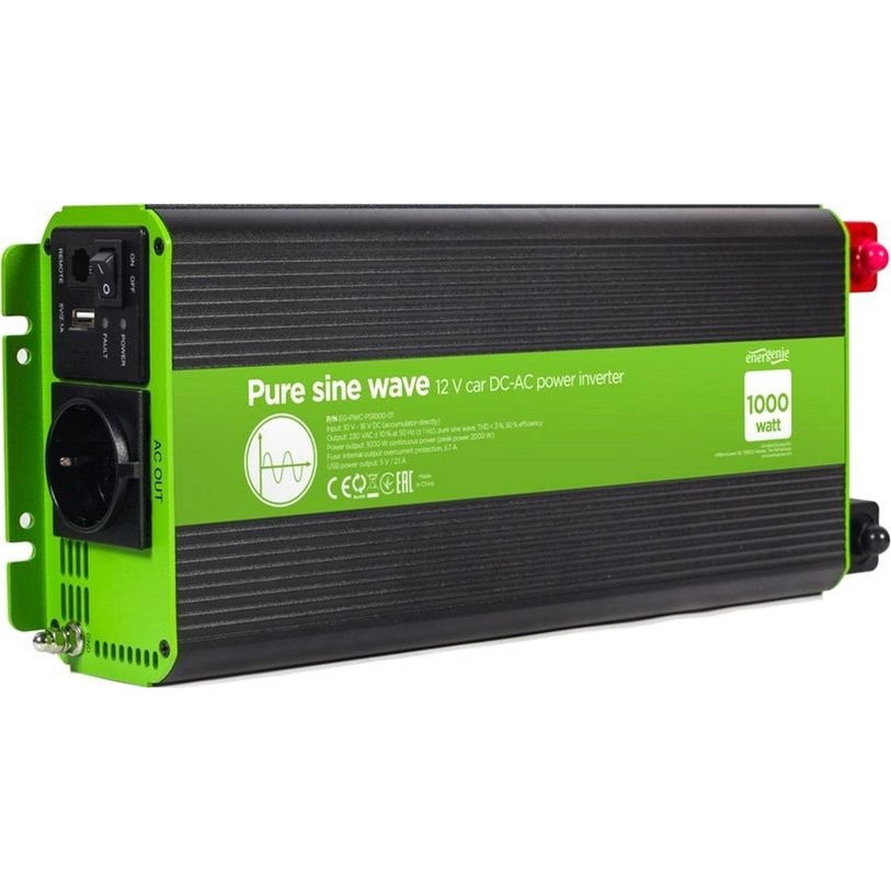 Автомобільний інвертор EnerGenie EG-PWC-PS1000-01 1000W Харків - фото 8