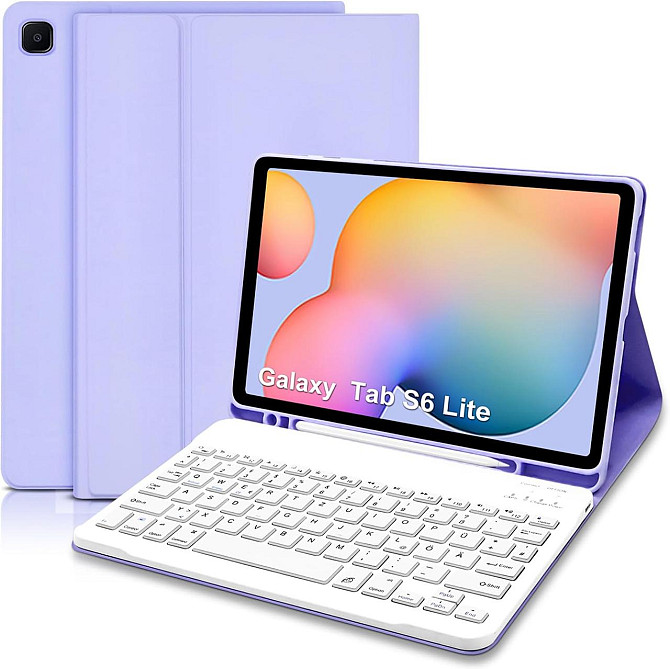 Чехол с Bluetooth клавиатурой для Samsung Galaxy Tab S6 Lite 10.4”2024/2022/2020 (SM-P625/P620/P610/ Днепр - изображение 1