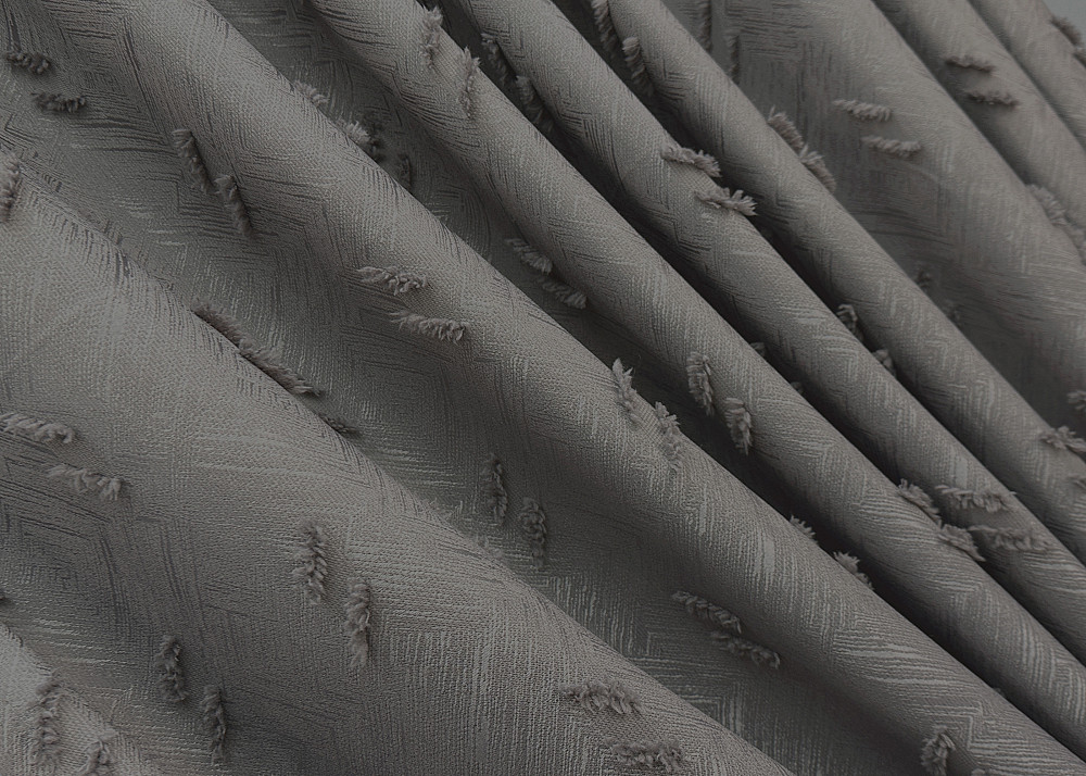 Комплект штор VR-Textil Лен Букле № 1890ш Графитовый 150х290 см 2 шт (33-0924) Киев - изображение 7