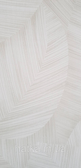 Обои виниловые на флизелине Sintra Adria метровые листья крупные 3д структурные светло бежевые Киев - изображение 2