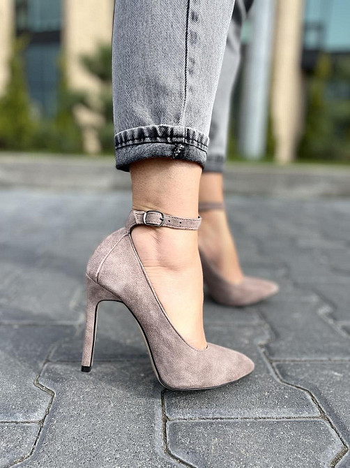 Nivelle Туфлі жіночі NIVELLE капучино натуральна замша 36р. каблук 10см. (1769/10502-10512) Коломия - фото 7