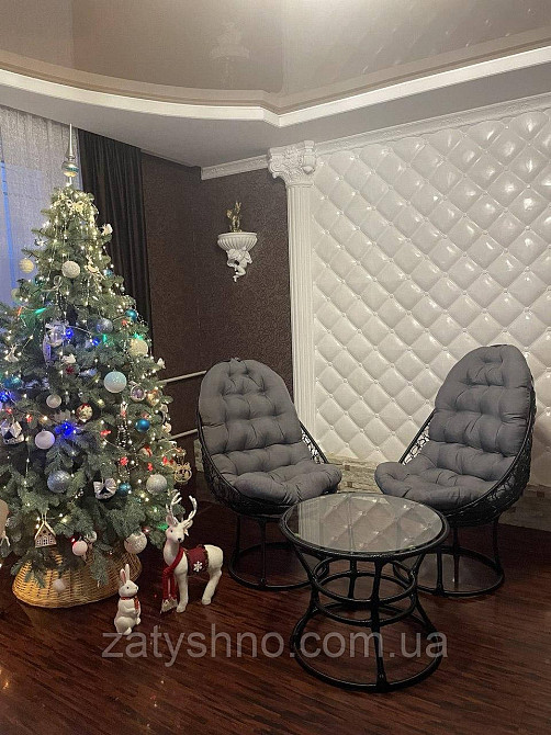 Балконні меблі з 2 кріслами та журнальним столом Київ - фото 3