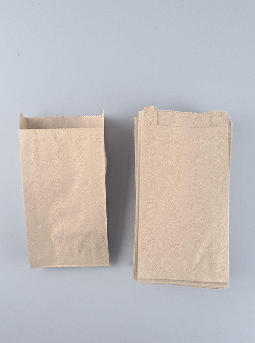 Паперові пакети саше крафт бурей, 120х40х230, 40 г/м2 (100 шт.) Харків - фото 1