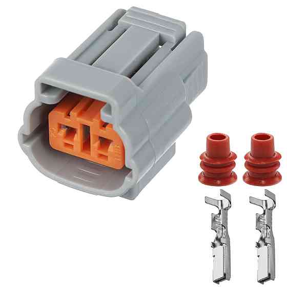 Разъем коннектор 2-кон., Дат, Коленвала, Птф (Противотуманки), Катушка Зажигания, Серый, 6195-0003, Ford, Mazda 40213 Киев