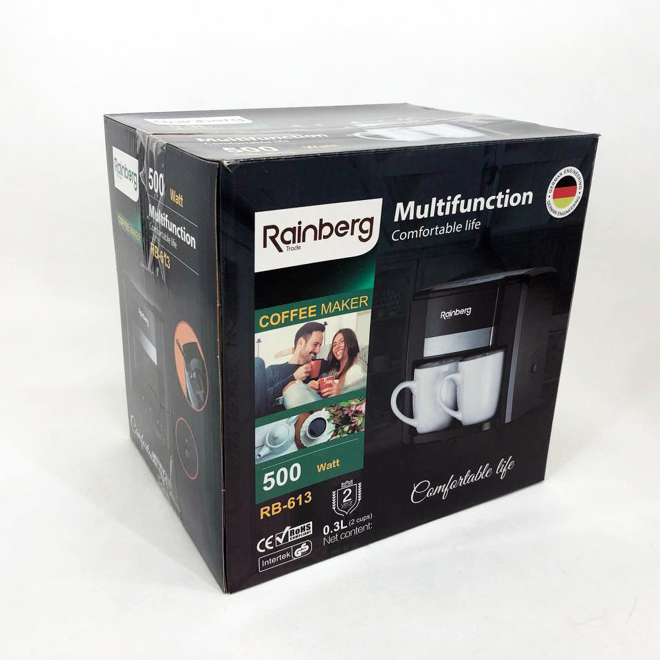 Крапельна кавоварка для кухні Rainberg RB-613, Качевар будинки кухні, Кавовий апарат WD-38 Львів - фото 8