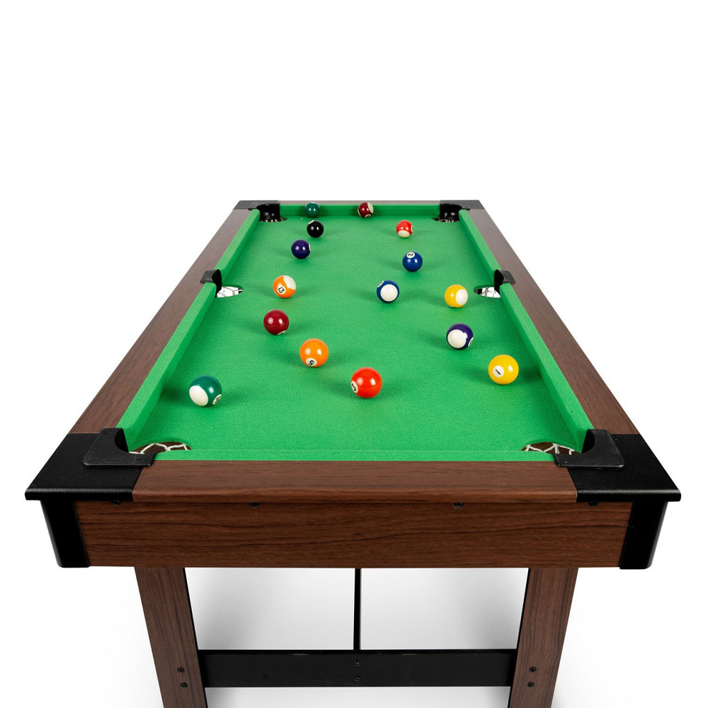 Більярдний стіл з аксесуарами Neo-Sport NS-807, 122 x 61 x 76 см - темно-коричневий Київ - фото 4