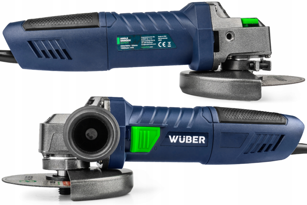 Болгарка (кутова шліфувальна машина) 900Вт 125мм Wuber (Польща) Київ - фото 3