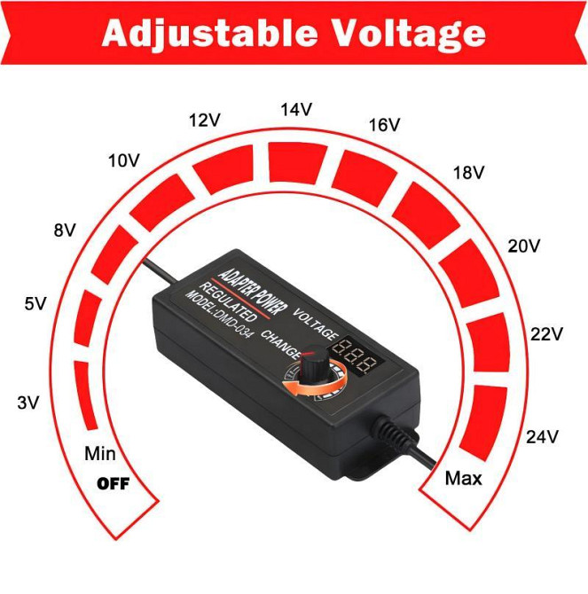 Регульований блок живлення 9-24В з вольтметром 3А Київ - фото 4