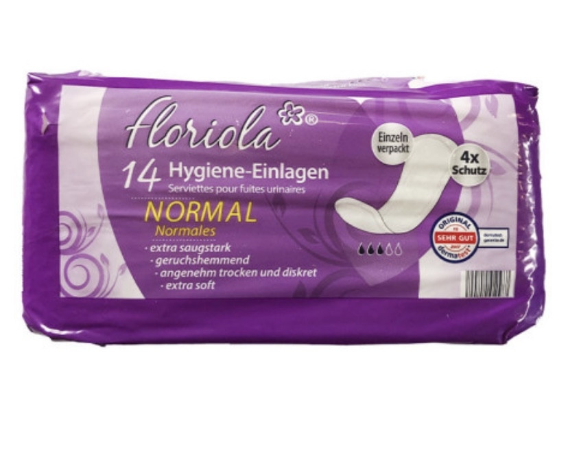 Жіночі гігієнічні прокладки Floriola Normal 3 краплі 14 шт Виноградов - изображение 1