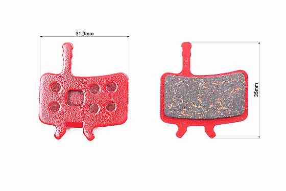 Гальмівні колодки Disk-brake (Avid Hydraulic Juicy 5 and 7, Ball Bearing 7), червоні YL-1019 Киев