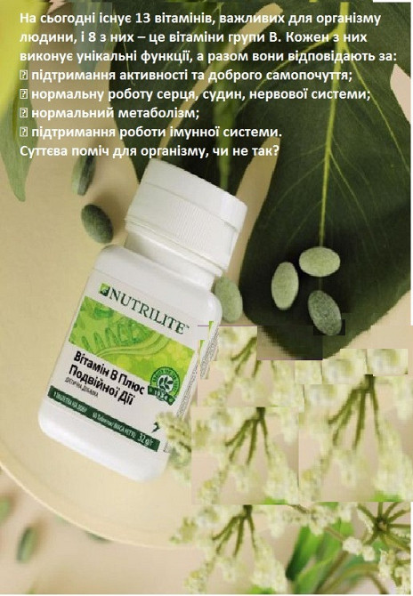 Nutrilite™ Вітамін B плюс Вінниця - фото 1