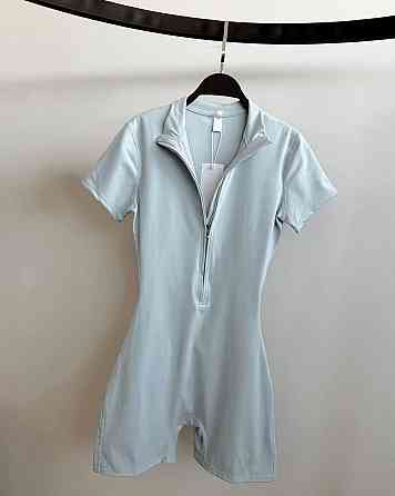 Жіночий зручний і стильний комбінезон з еластичної тканини мікродайвінг Сірий, 42/44 Одеса