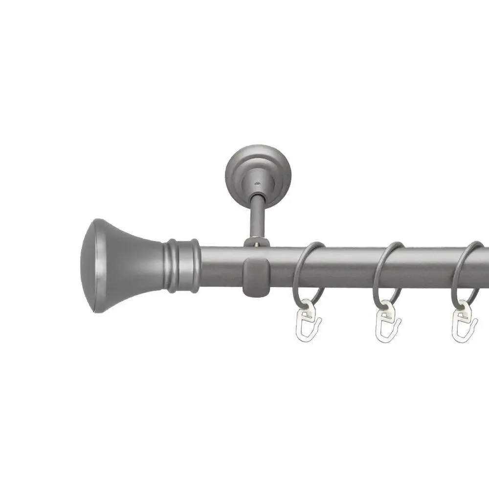 Карниз Orvit Люксор металевий однорядний відкритий Сатин 25 мм 240 см (00-00010220) Львів - фото 1