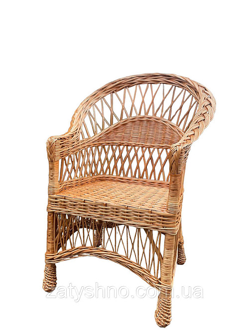 Крісло з лози плетене Київ - фото 3