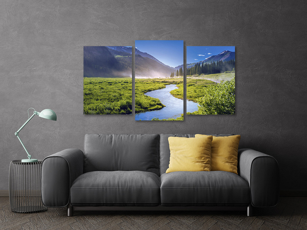 Модульная картина в гостиную / спальню Гори  Art-669_3 100x150 см Киев - изображение 3