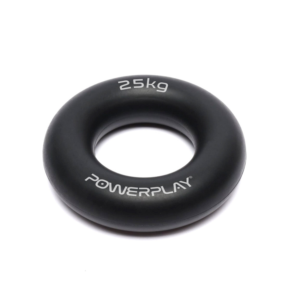 Еспандер кистьовий силіконовий PowerPlay PP-4324 Hand Grip Ring Hard 25 кг. Чорний Кам'янське - фото 2