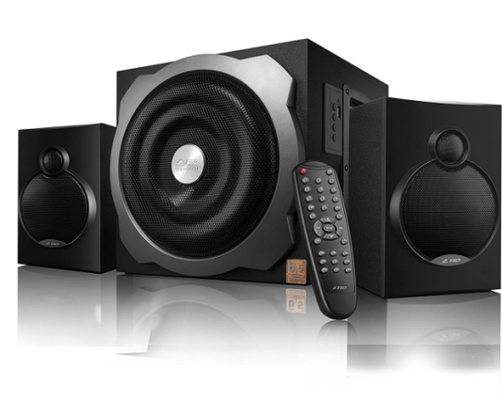 Акустична система 2.1 A-521X Sub-18W+2*13,5W USB+Bluetooth +картридер SD/MMC/MS чорний F&D
    
            
                Акустична система 2.1 Житомир