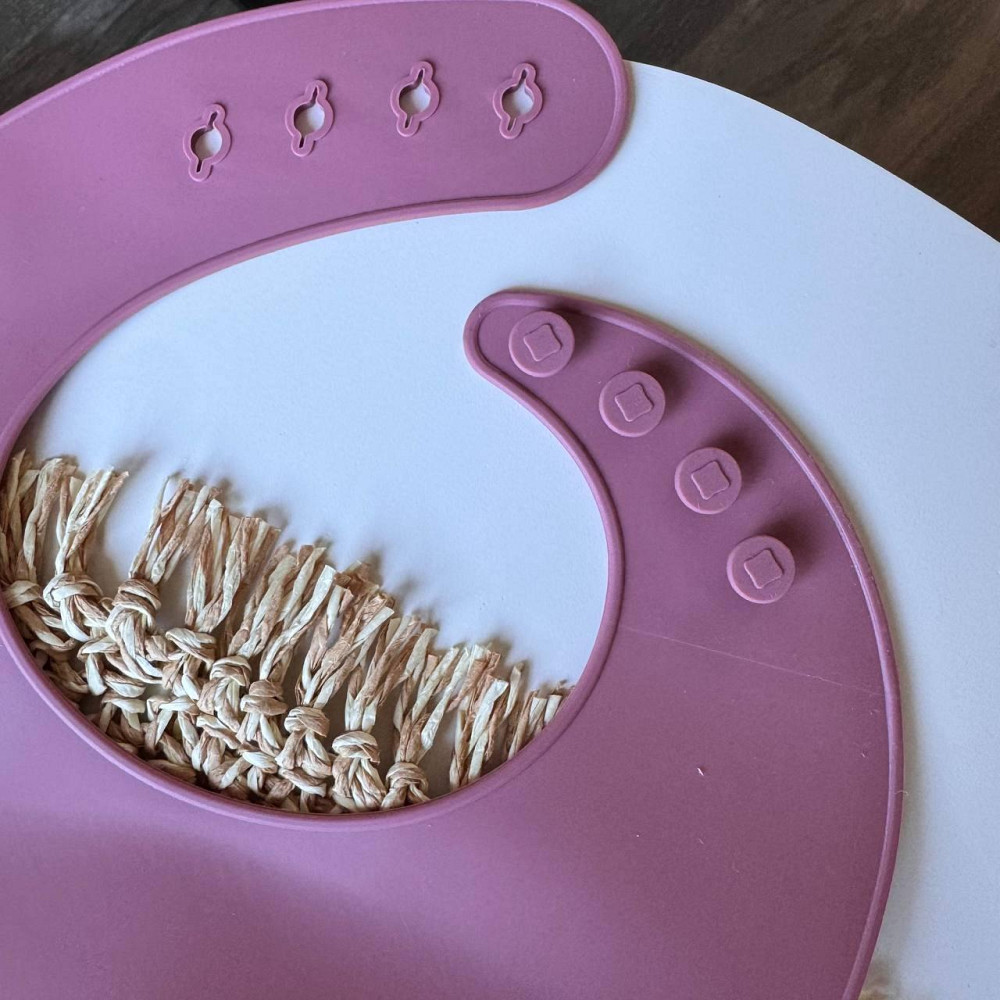 Набір дитячого силіконового посуду для дітей 9 предметів на присосках Колір рожевий пакунок малюка Київ - фото 3