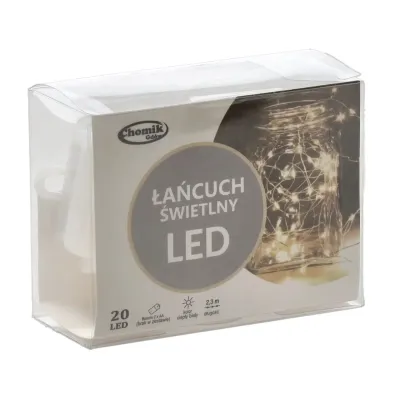 Гирлянда Chomik Струна 2.3 м 20 LED Теплый белый (5900779802636) Винница - изображение 5