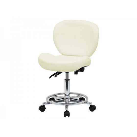 Стілець майстра зі спинкою на колесах Київ