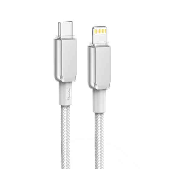 Кабель XO PVC Shiny Colorful Type-C to Lightning 27W 1м білий Львів