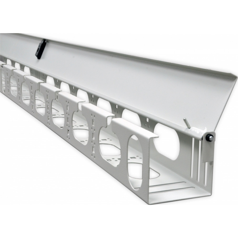 Боковий організатор кабелю з кришкою до шаф CMS MGSE 42U, сірий Киев - изображение 12