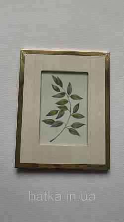 Рамка для фотографії 19 см 15 х 10 см фото золоті перо полістоун Київ
